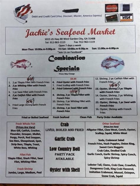 seafood market savannah|Jackies Seafood Market 